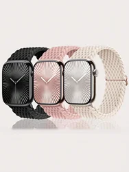 Braided Watch Strap Bracelet - Universal Fit - 38 40 41mm (Multicolored 2)