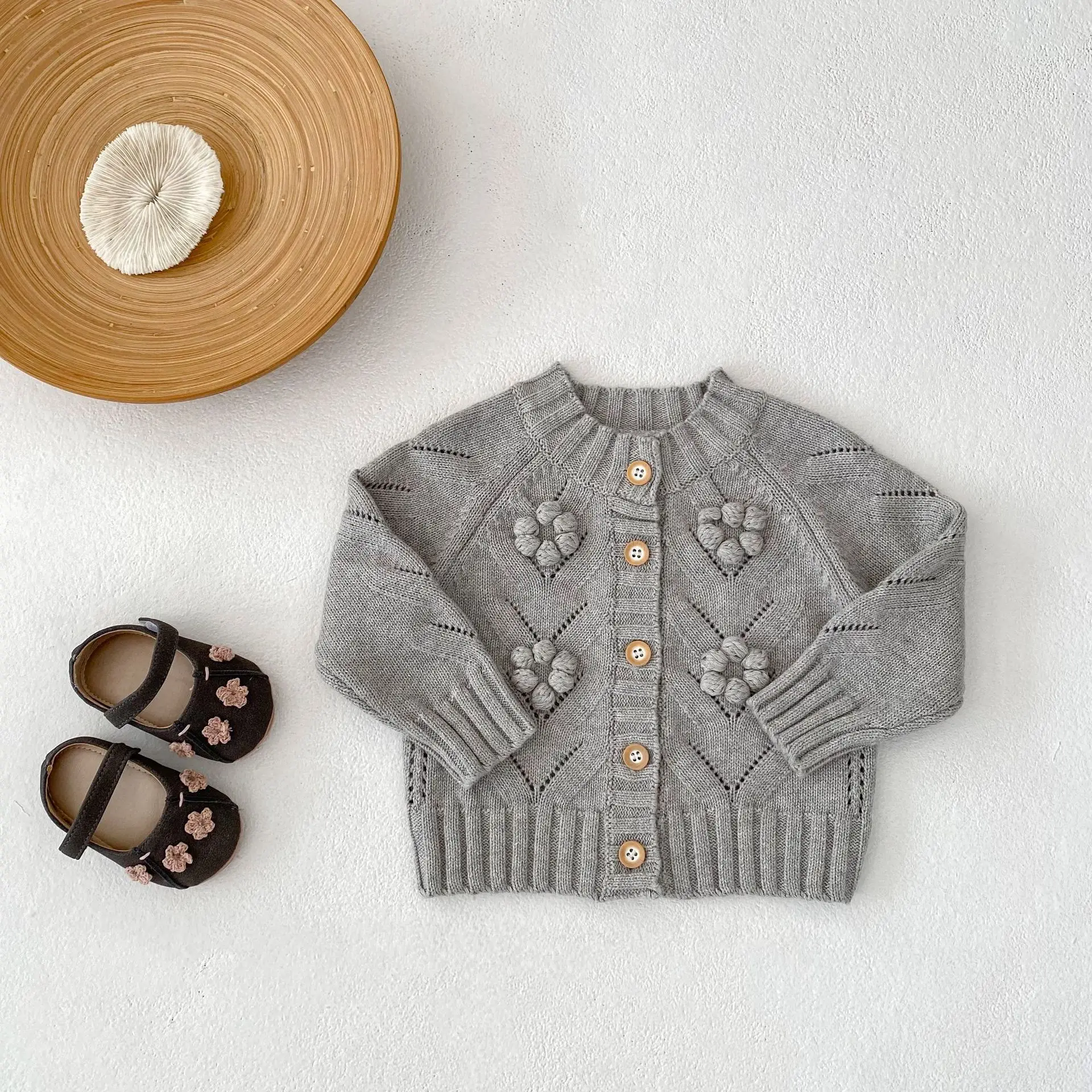 Handmade Baby Girls Knitwear Sweaters