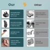 JINGHAO Rechargeable Hearing Aid Sound Device Hearing Amplifier with Charger Dock for Elderly  Left and Right Ear Aids 3