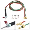 Mini Gas Welding Cutting Oxy Oxygen Acetylene Torch Kit Welder Tool + 5 Nozzles Electronics Repair And Manufacturing 6