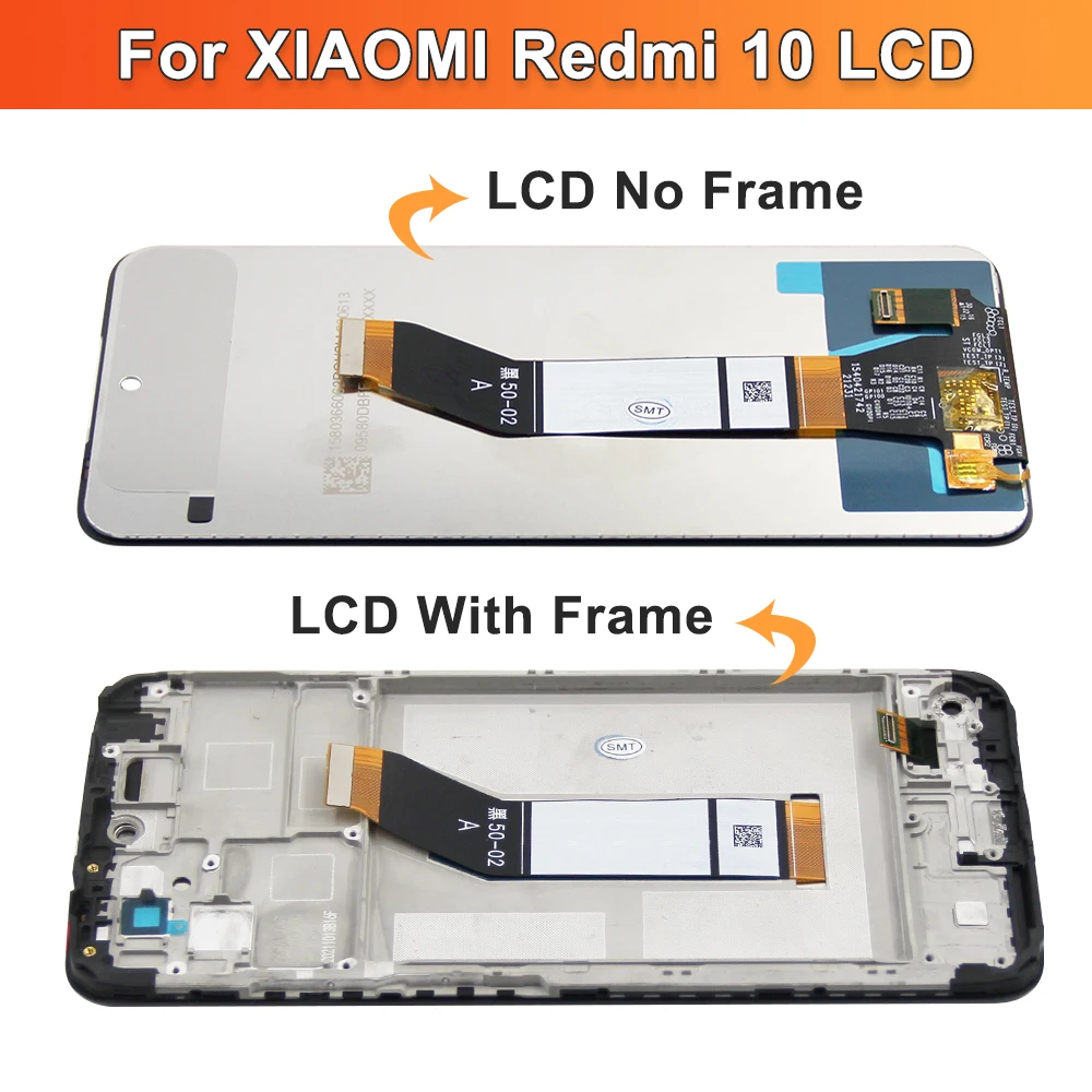 Écran LCD + Vitre Tactile Complet Pour Xiaomi Redmi 10 / Redmi 10 2022 - Neuf, Référence #A114