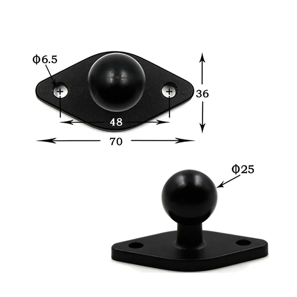 Jose2015 Single Ball Mount Adapter - 1/4 Inch Male Screw For Camera, Motorcycle Mirror & More - View #7