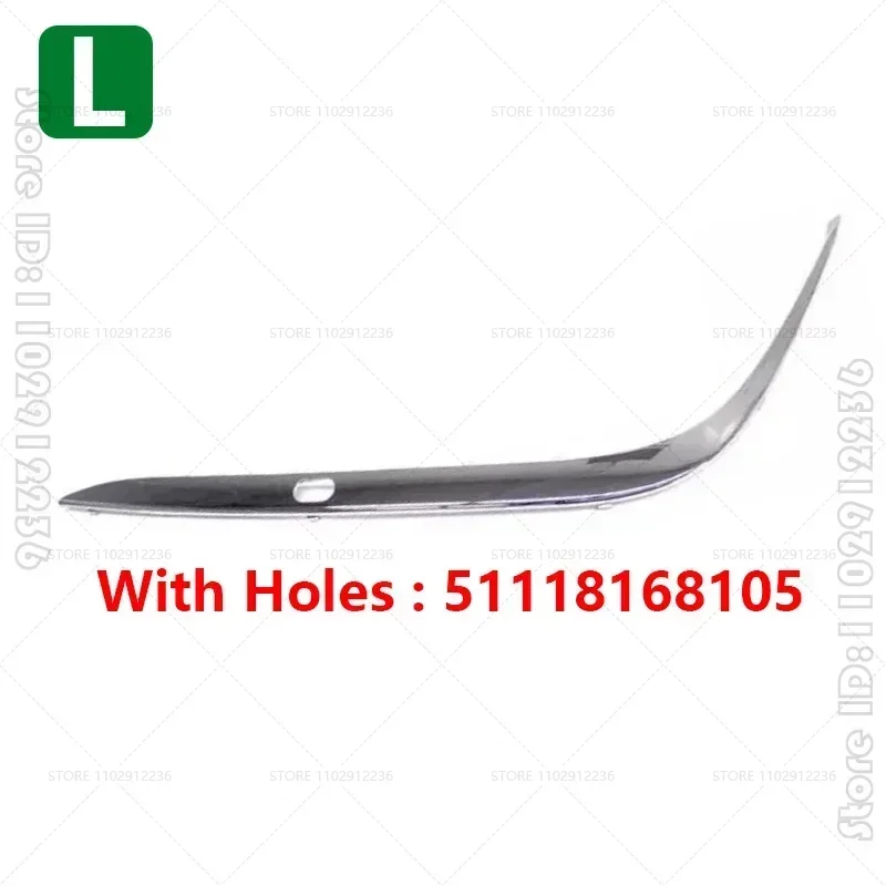 Car Front Bumper Trim for 1995-2001 E38 BMW 740i 740iL 740iLP 750iL 750iLP Front Bumper Trim 51118170555 51118125309 51118168105 51118125437