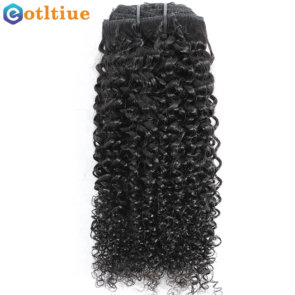 Bone Straight Clip In Human Hair Extensions Peruvian Clip In Body Wave Remy Hair Extension 8 Pcs/Set 120G 8-26 Inch
