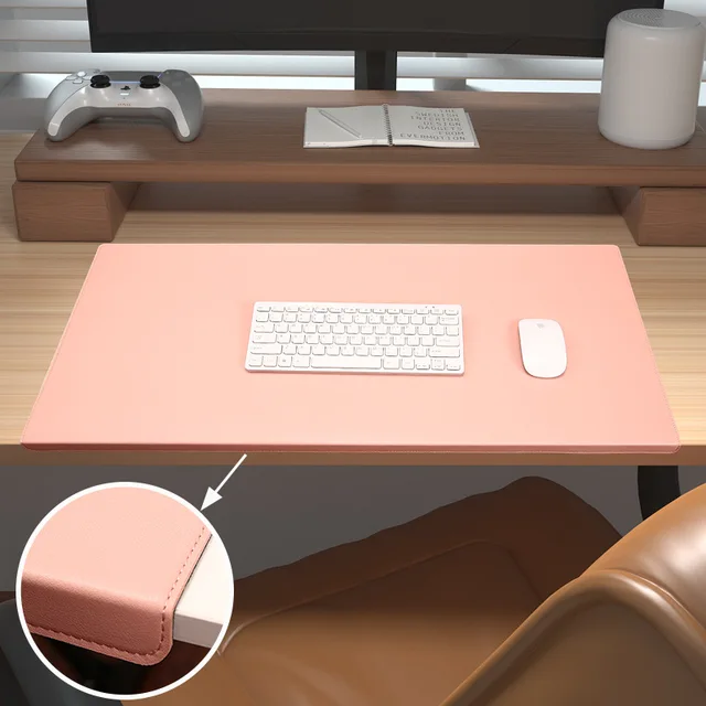 Folding Elbow Guard Wrist Guard PU Office Desk Mat Big Mouse Pad Laptop Computer Desk Pad Gaming Mousepad Table Mat Cushion 5