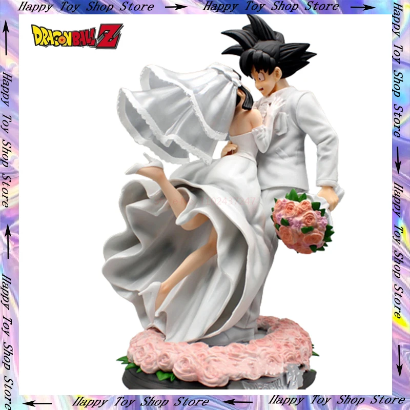 

Anime Dragon Ball GK Goku Kiki Marriage Scene Action Figure Statue Ornament Collectible Model Valentine's Day Gift For Girls