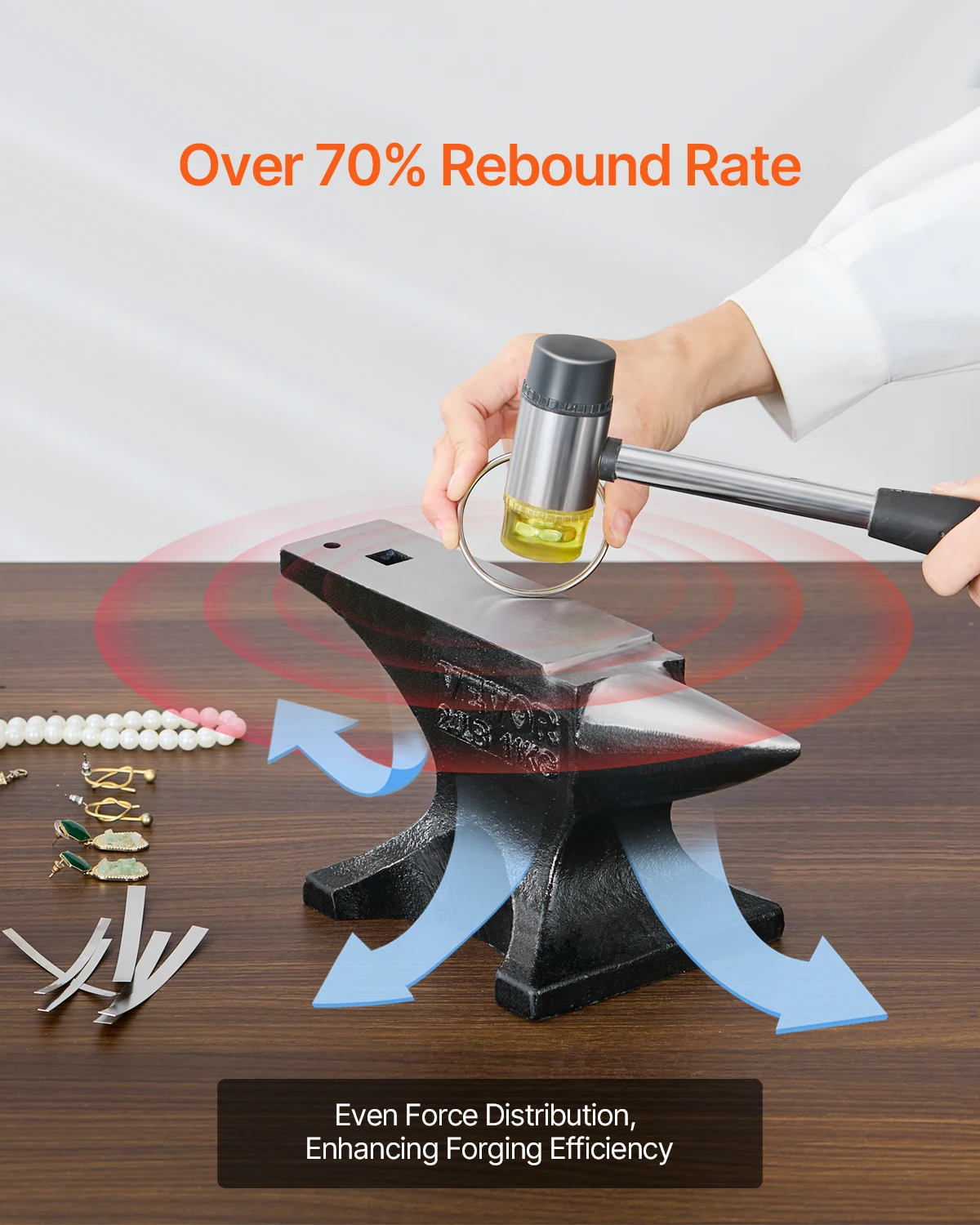 Cast Steel Anvil for Blacksmiths and Metalworking