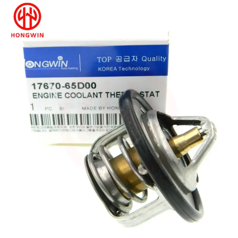 Genuine No. 17670-65D00 High Quality Coolant Engine Thermostat For Suzuki Jimny Grand Vitara SX4 WagonR 1767065D00 17670-77E00