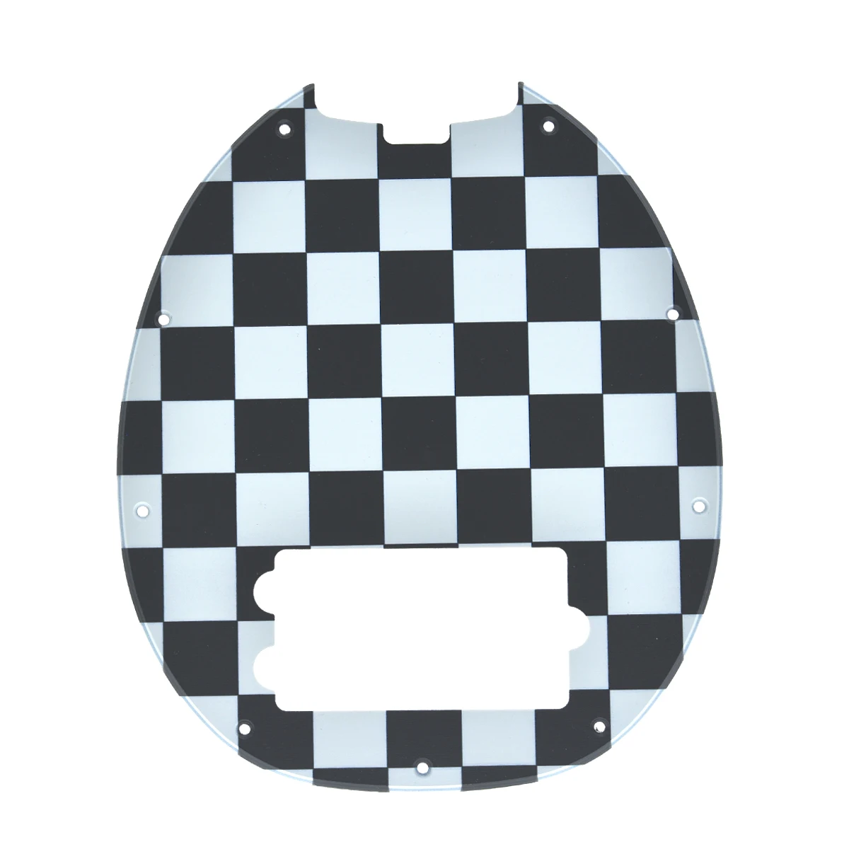 Battipenna Per Basso Kaish A 4 Corde Con Viti Per Battipenna Per Music Man Stingray Bass Griglia Nera/Bianca