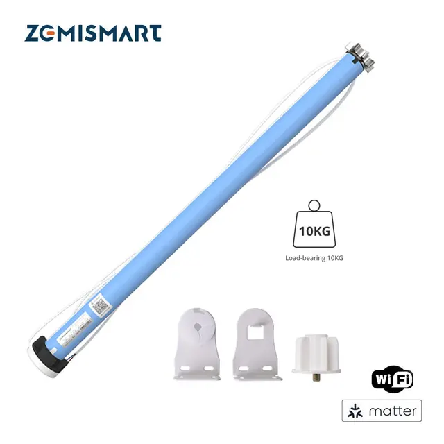 Zemismart Matter Over WiFi 2N Roller Shade ผ้าม่านมอเตอร์สําหรับ 37 38 มม.หลอด Homekit Google Home Alexa ควบคุมสมาร์ทชัตเตอร์เครื่องยนต์ 1