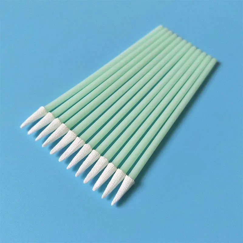 Non Woven Cotton Cleanroom Polyester Swab 100Pcs Dust Removal Cleaning COF Cable Phone Repair Tool