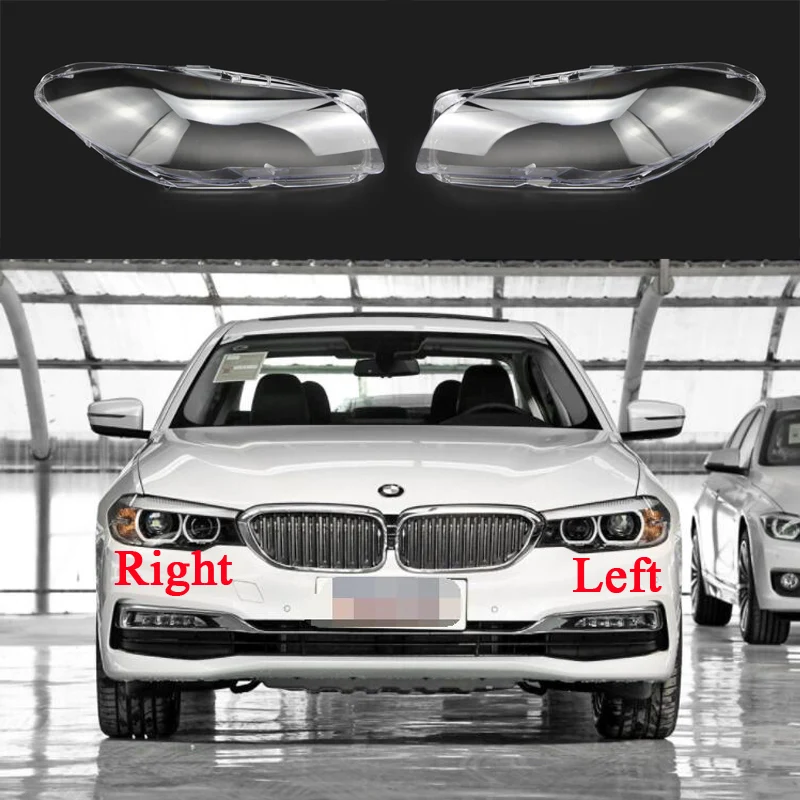 

Auto Light Caps For BMW 5 Series F10 F18 528 530 535 2010-2017 Car Headlight Cover Lampcover Lampshade Lamp Glass Car lampshade