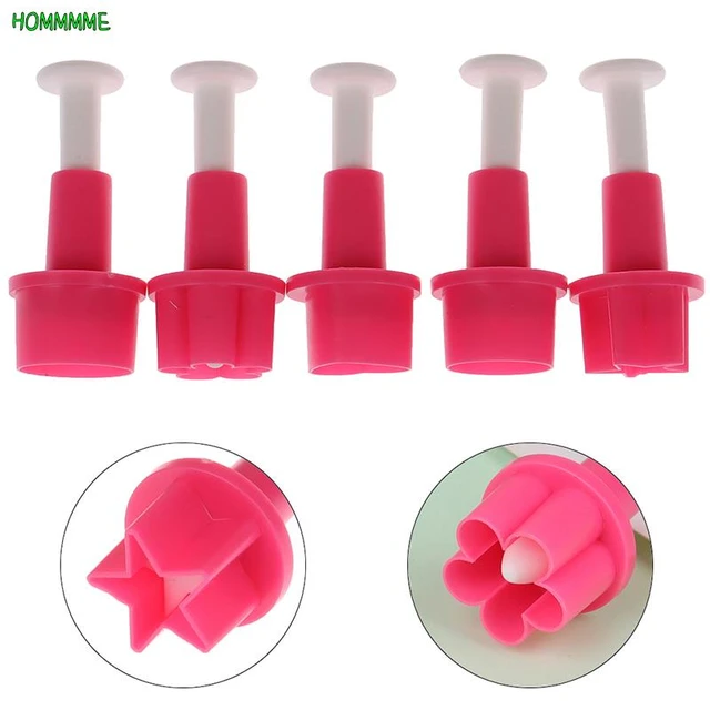 5pcs Small Cookie Cutters Set Biscuit Fondant Bakeware Kitchen Vegetable  Fruit Cutter Tools for Children - AliExpress