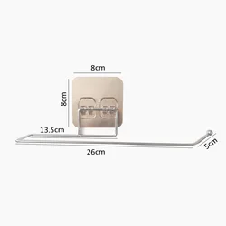 Space-Saving Stainless Steel Adhesive Towel and Tissue Holder (Paper roll holder)