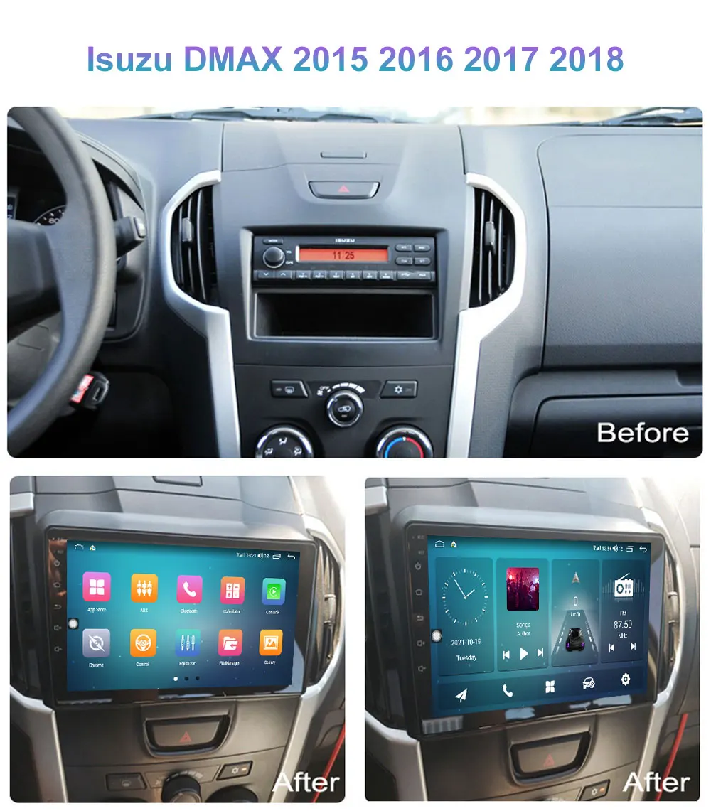 Android 12 Car Radio For ISUZU DMAX D-MAX 2020 2021 Multimedia Video Player  DSP RDS 4G LTE WIFI Carplay Autoradio GPS 2 DinDVD - AliExpress