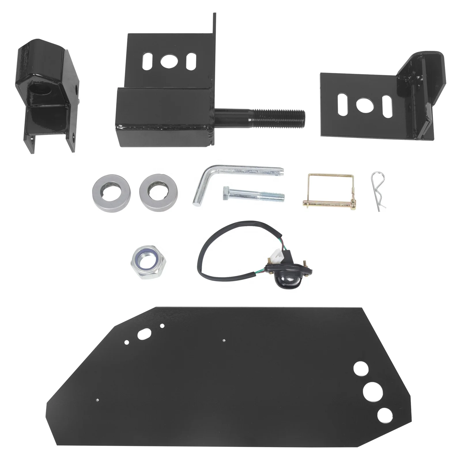 Spare Tire Carrier Rack W/ Drop-Down Option Rear Black Fit Hummer H2 2003-2009