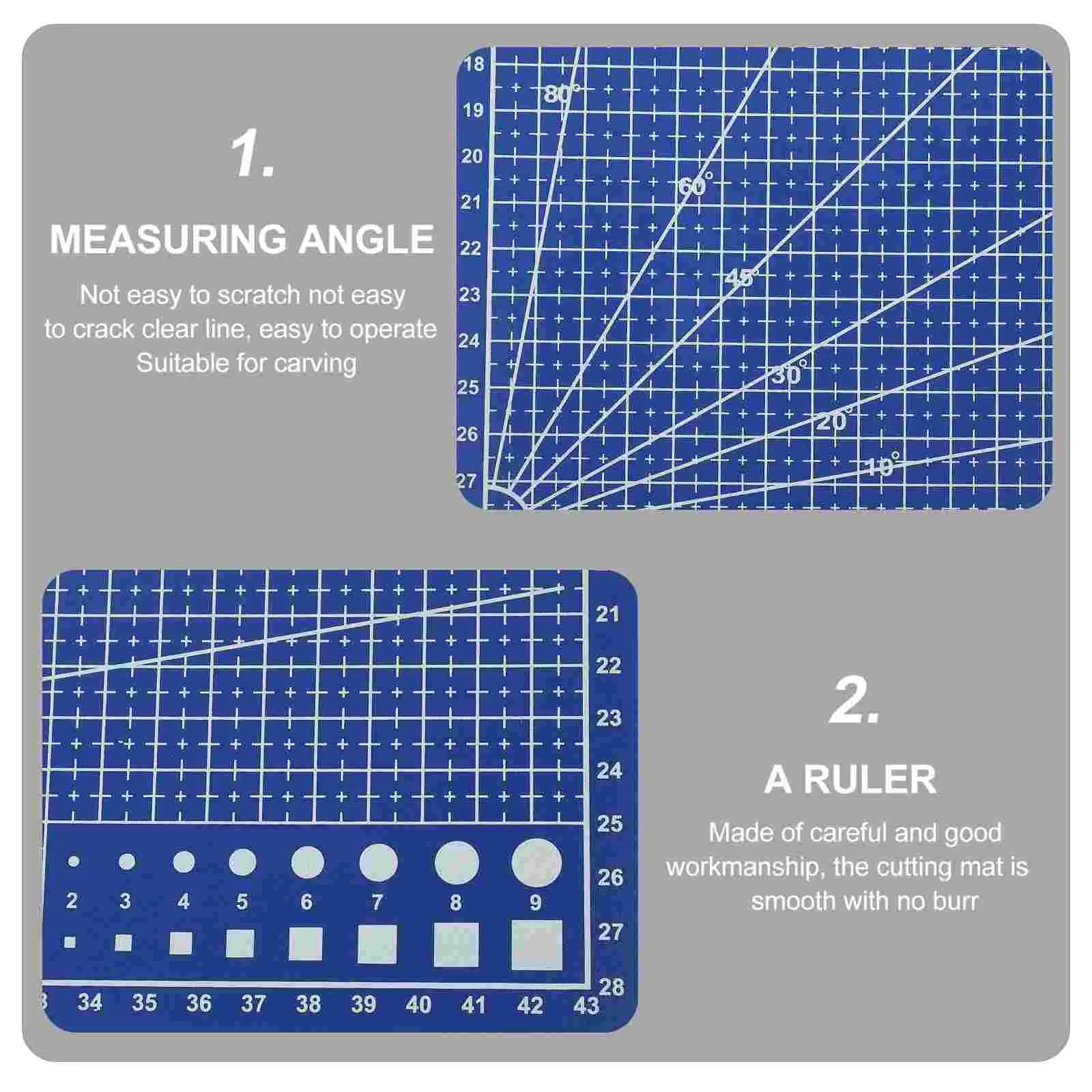 1 Pcs A2 Cutting Mat 45*60cm Fabric Cutting Pad PVC Paper Fabric Cutting  Board Automatic Recovery Cutter Pad DIY Hand Tools