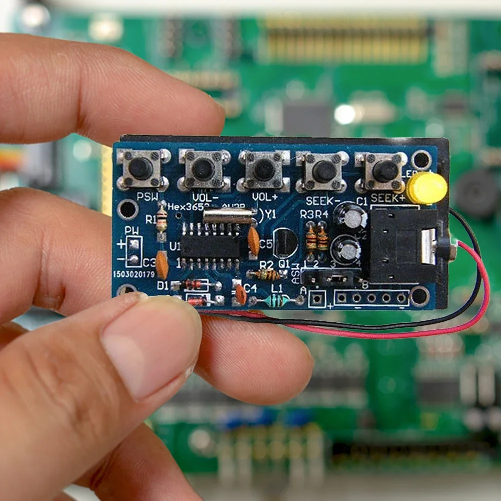 무선 스테레오 FM 라디오 수신기 모듈 PCB DIY 라디오 수신기 키트 무선 FM 라디오 키트
