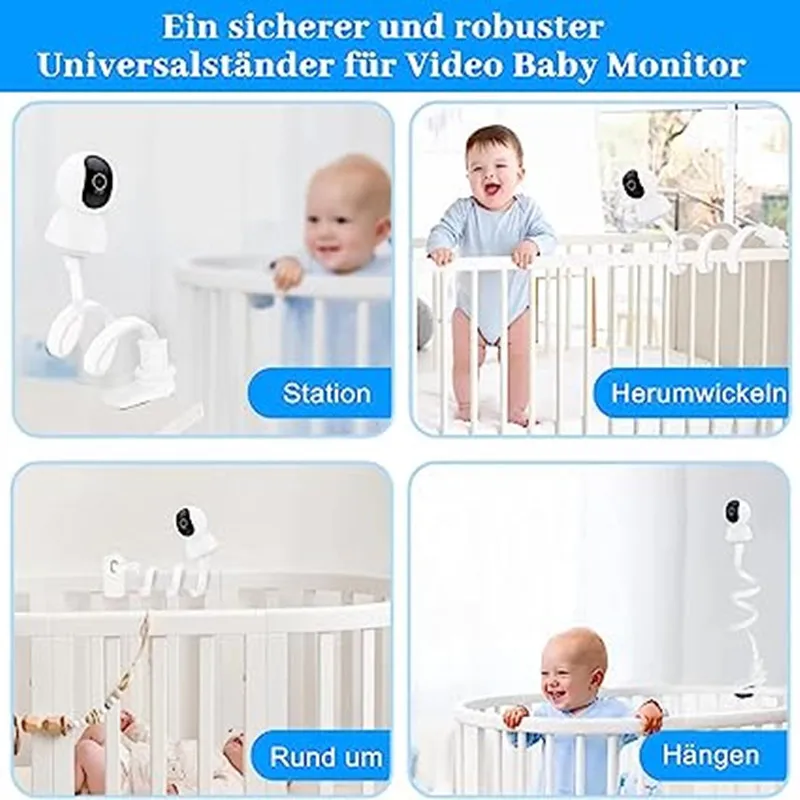 Security Camera Stand Camera Holder Stand Camera Holder Security Wall Mount Bracket Security Camera Bracket Camera Mount Panel Camera Mounting Base Security Camera Mount Camera Mount For Mi Camera Head Pro PTZ 2k Edition Book Desktop Clip Iron Bracket Adjustable Cradle Baby Punch-free