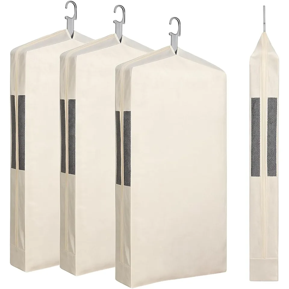 Breathable Cotton Garment Storage Bags 3 Pack