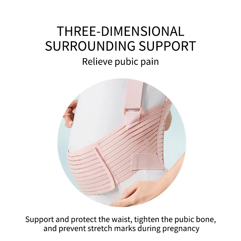 Pregnancy Belly Support Belt for Pregnant Women Breathable Adjustable Postpartum Girdle
