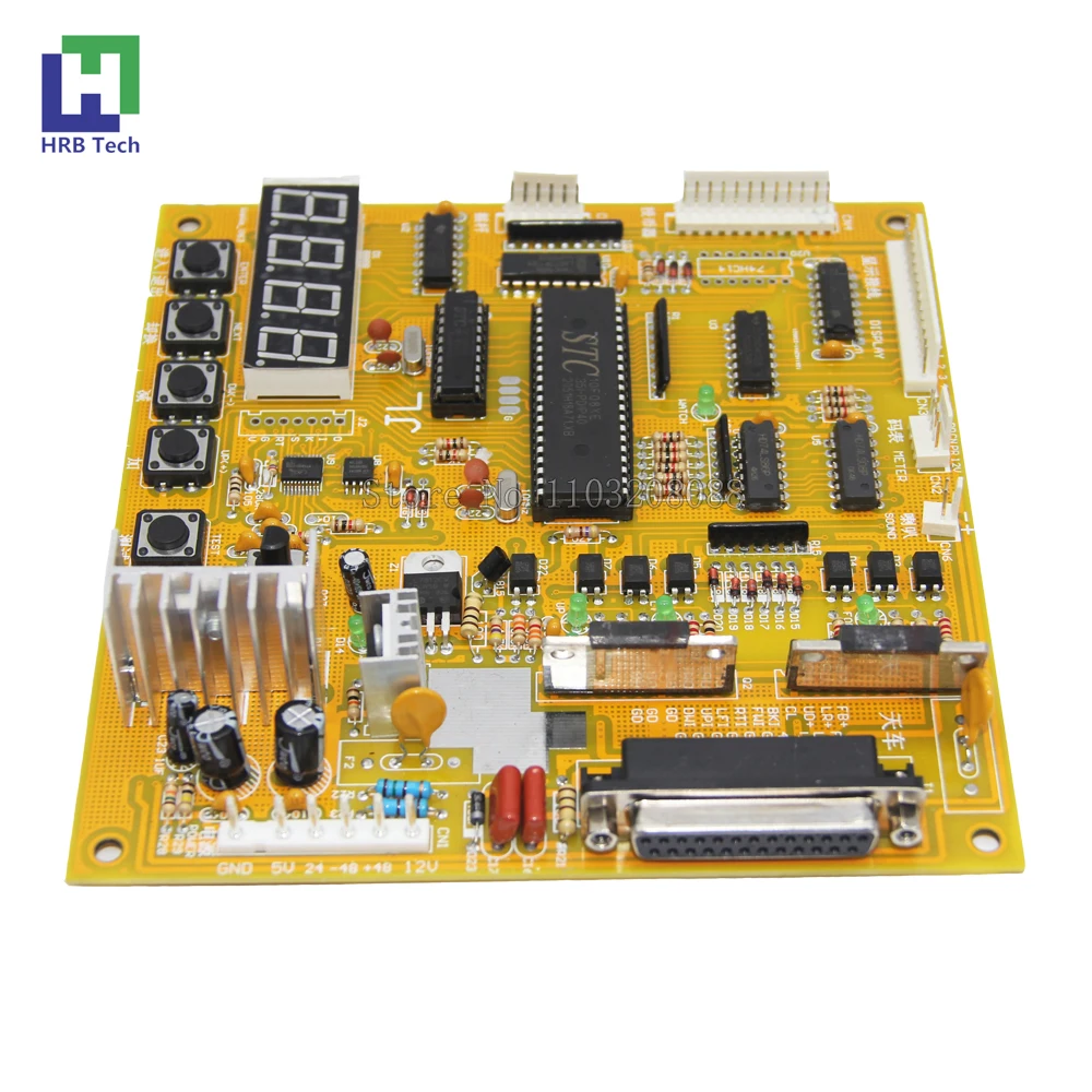 클로 크레인 게임 보드, 클래식 노란색 마더보드, PCB 코인 작동 경품 자판기