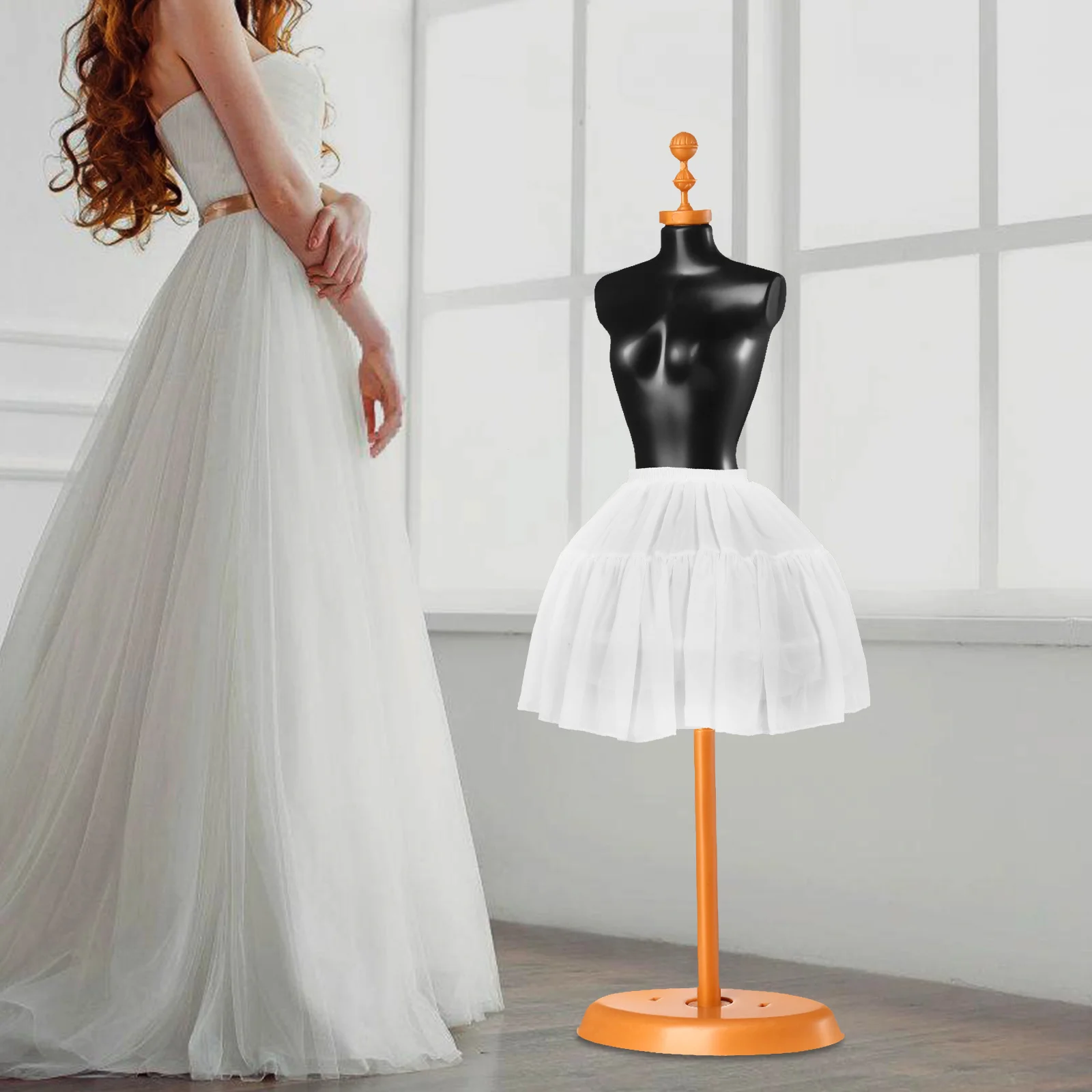 Pannier Tutu Dress for Girls Puffy Women Bubble Skirt Liner Tulle Costume Underskirt Petticoat Cosplay Women's