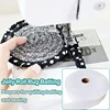 2Roll Jelly Roll Batting Strip 2 1/4In Cotton Blend Fleece Batting On A Roll Total 70Yard For Jelly Roll Rugs,Throw Rugs 6