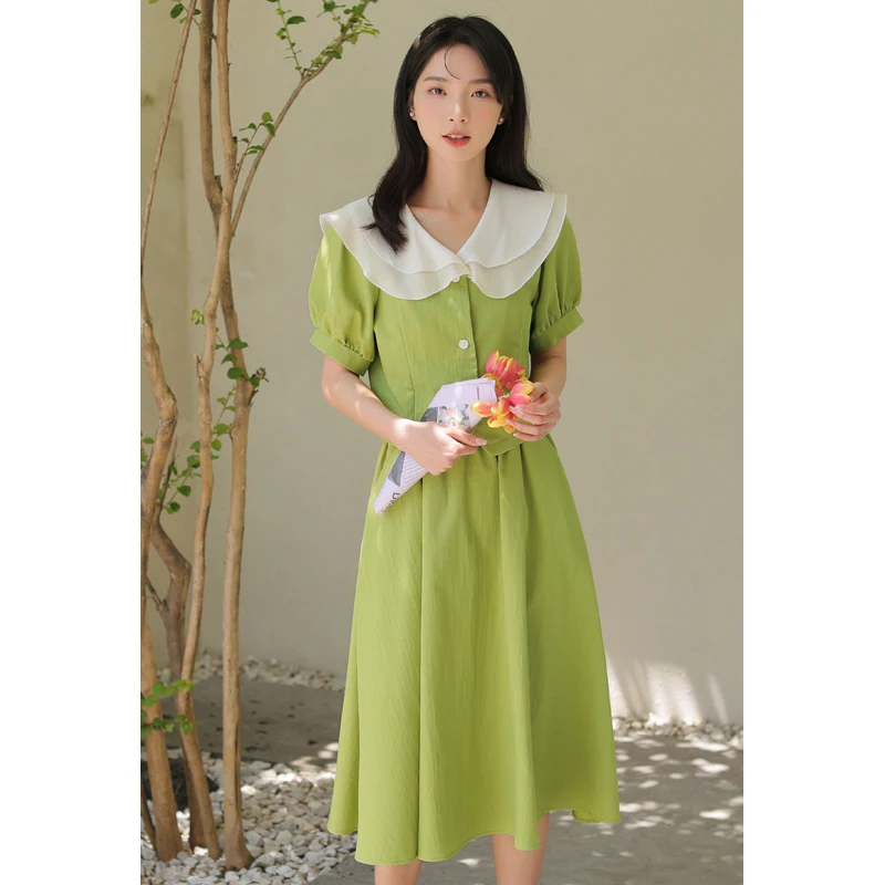 Pricing is not lower than 95 bust skirt suits female of summer baby shirt take a word two-piece outfit |