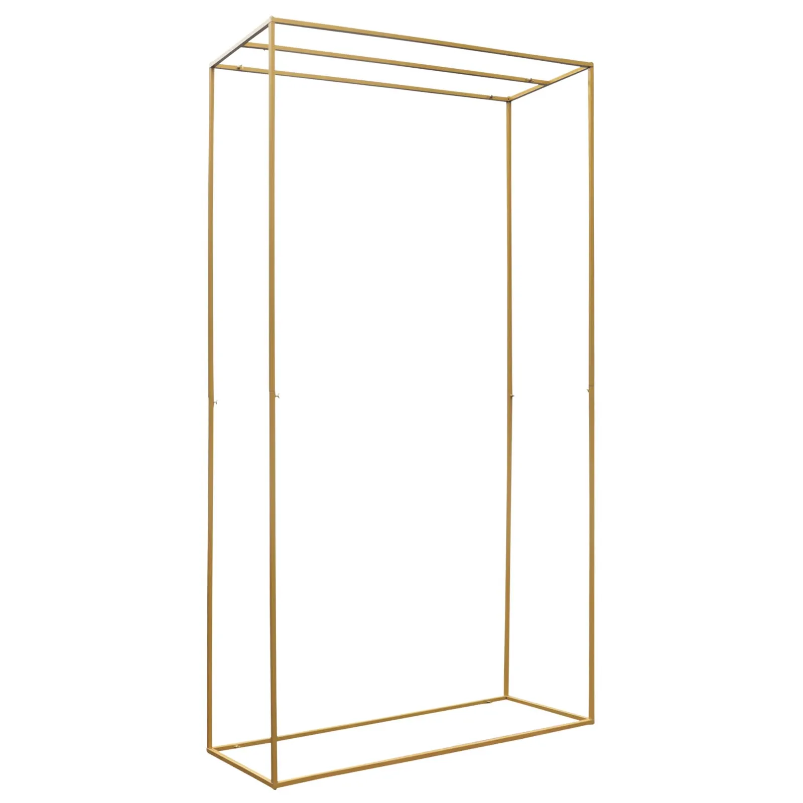 Metal Wedding Arch Rectangle Backdrop Stand Balloon Flower DLY Decor Frame For Wedding Party Gathering