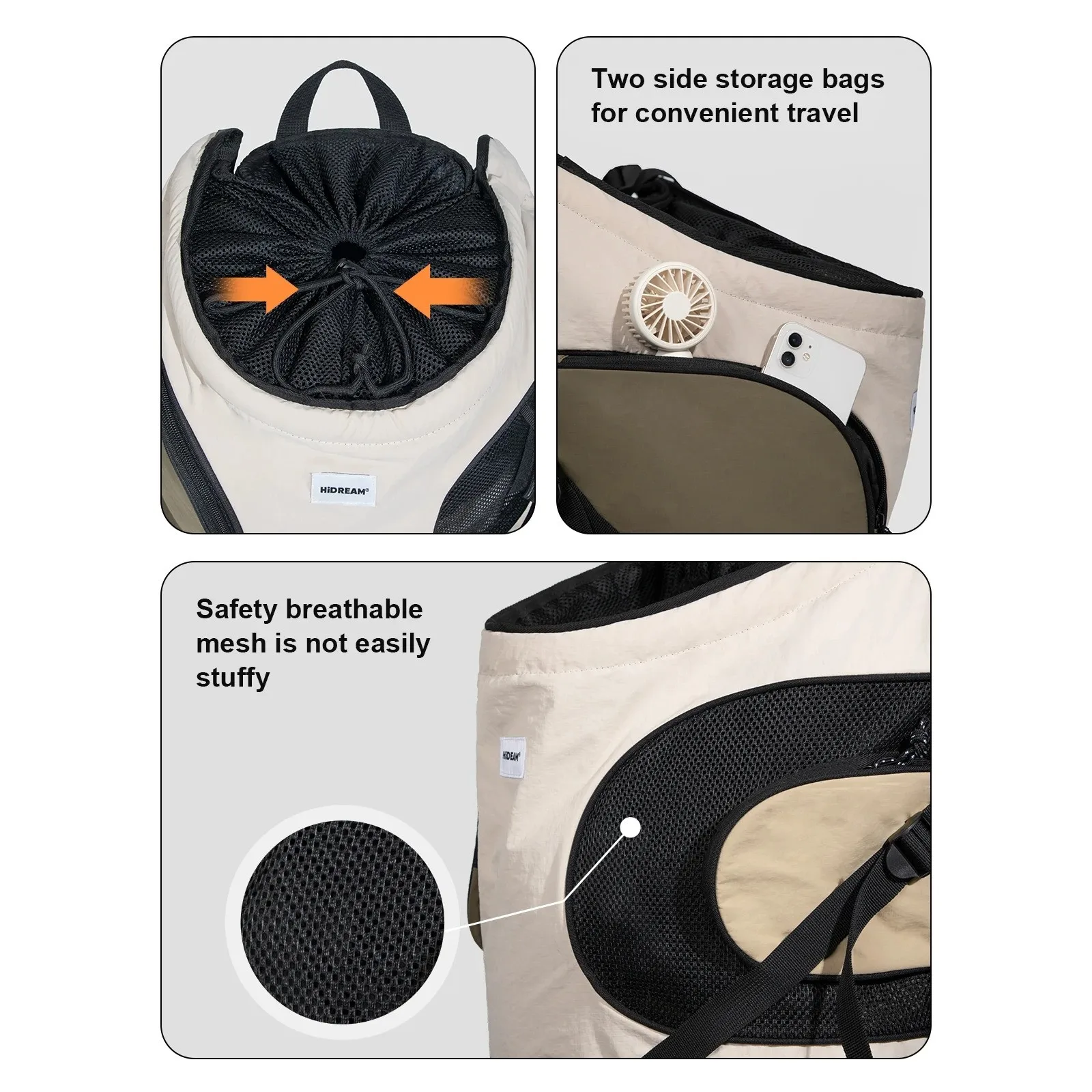 Puppy Kitten Travel Chest Sling Bag Pet Front Cat Dog Carrier Breathable Canvas Portable Backpack Cross Shoulder Strap