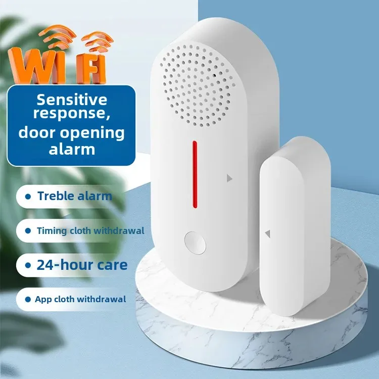 Doodle WiFi Remote Door Magnetic Alarm Sensor for Shop And Home Security Window And Door Anti-Theft Alarm Sensor China Origin