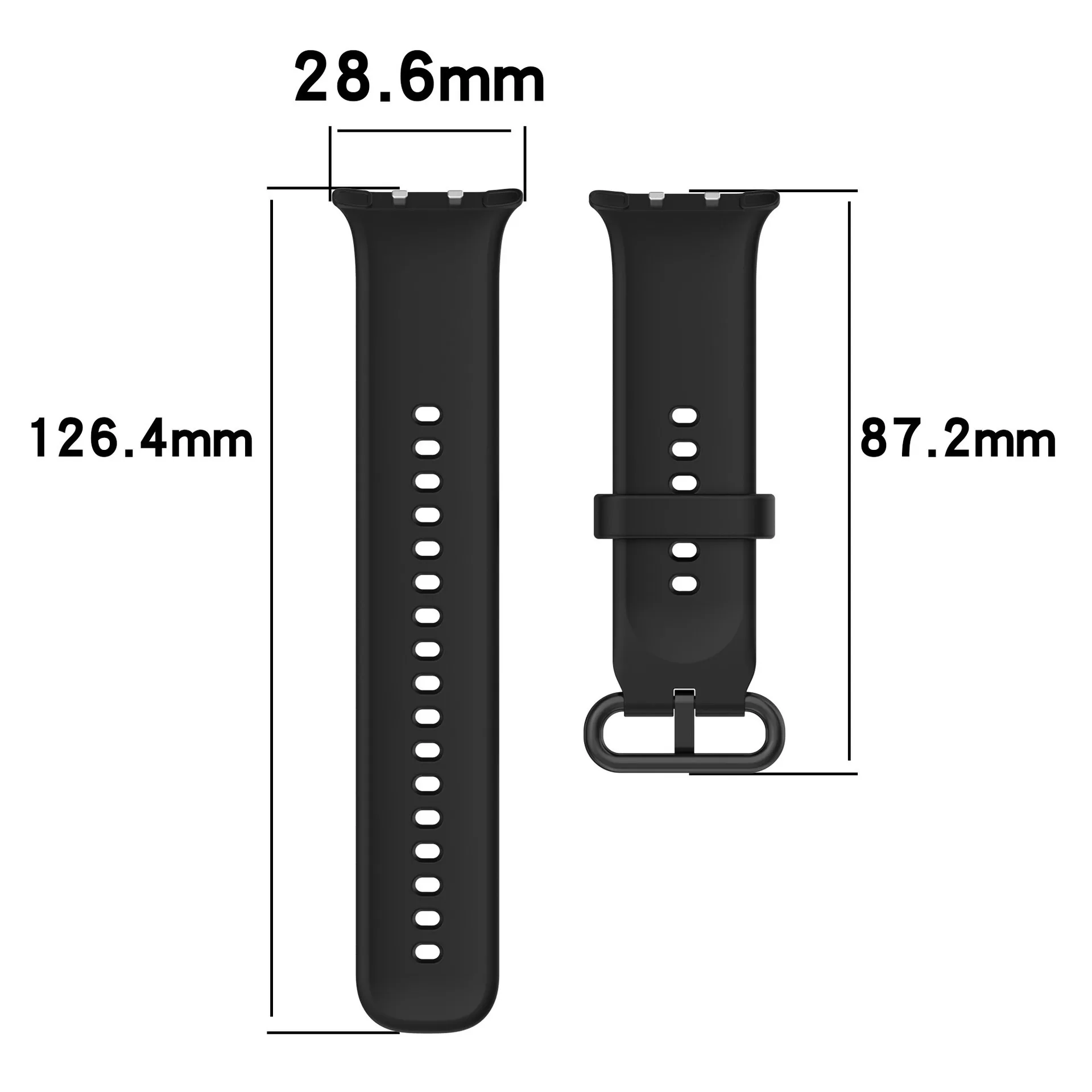 Premium Silicone Sports Strap - Adjustable Wristband Accessory
