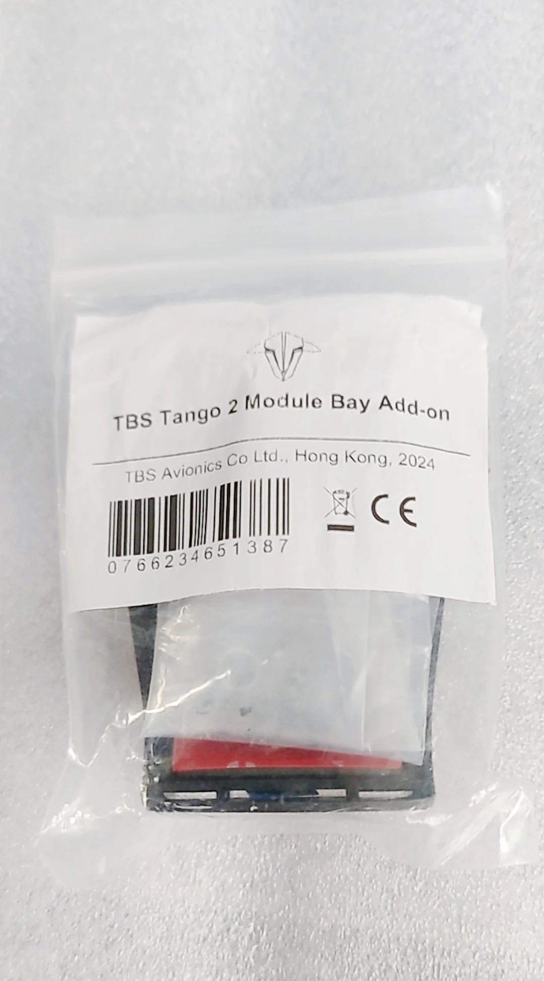 Kit conversion TBS Tango 2 installé, module bay additionnel pour radiocommande FPV