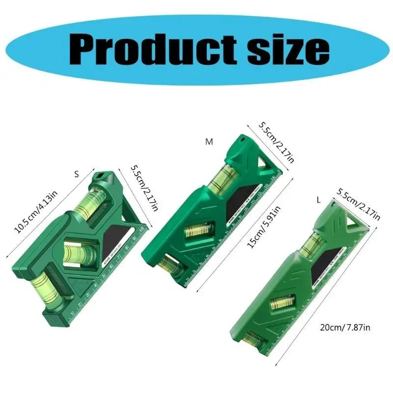 Y1UD Rugged Drop Level 도구는 통합 각도 측정 프로젝트 레벨러가있는 건설 현장 및 주택 개선을위한 프로젝트 레벨러