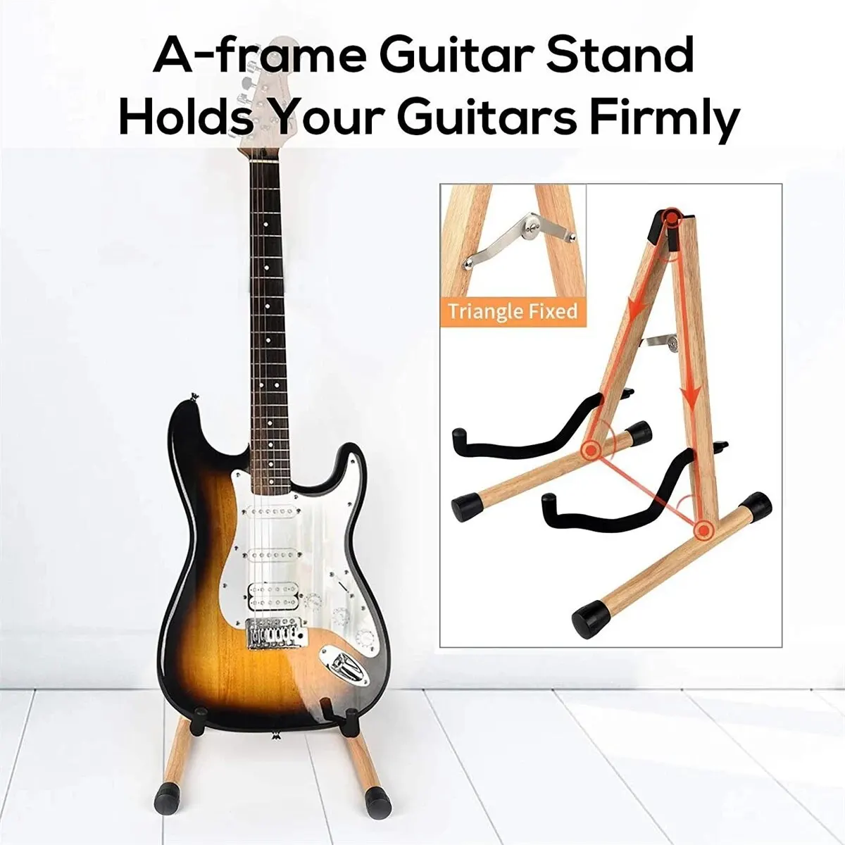 Acoustic Wood Guitar Floor Stand – Hammer and Nail Studios