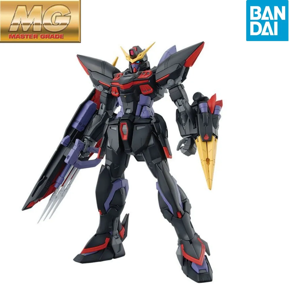 

Bandai Original Gundam Suit Mg 1/100 Seed Gat-X207 Blitz Gundam Anime Model Assembled Robot Collectible Garage Kit Gifts