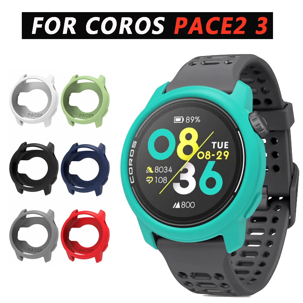 Silicone Shockproof Protective Case for Smartwatches - Soft Hollow Frame Cover