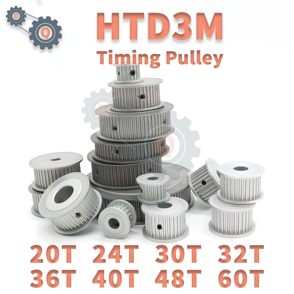 Shuxiang-Cinghia dentata puleggia, HTD3M 60T Larghezza 15T 16mm + Larghezza della Cinghia 15mm Lunghezza 240mm Tempi Pulley Cinture Set Kit RIDUZIONE Patio 4: 1 per CNC, Tempo di utilizzo prolungato