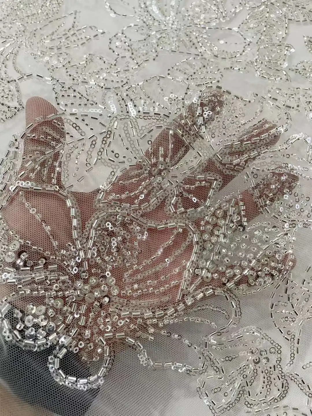 

Белые бусины с кристаллами, кружева, дизайнерские бусины, вышивка жемчугом, французская Тюлевая сетка/Африканское кружево для свадьбы/вечернего платья