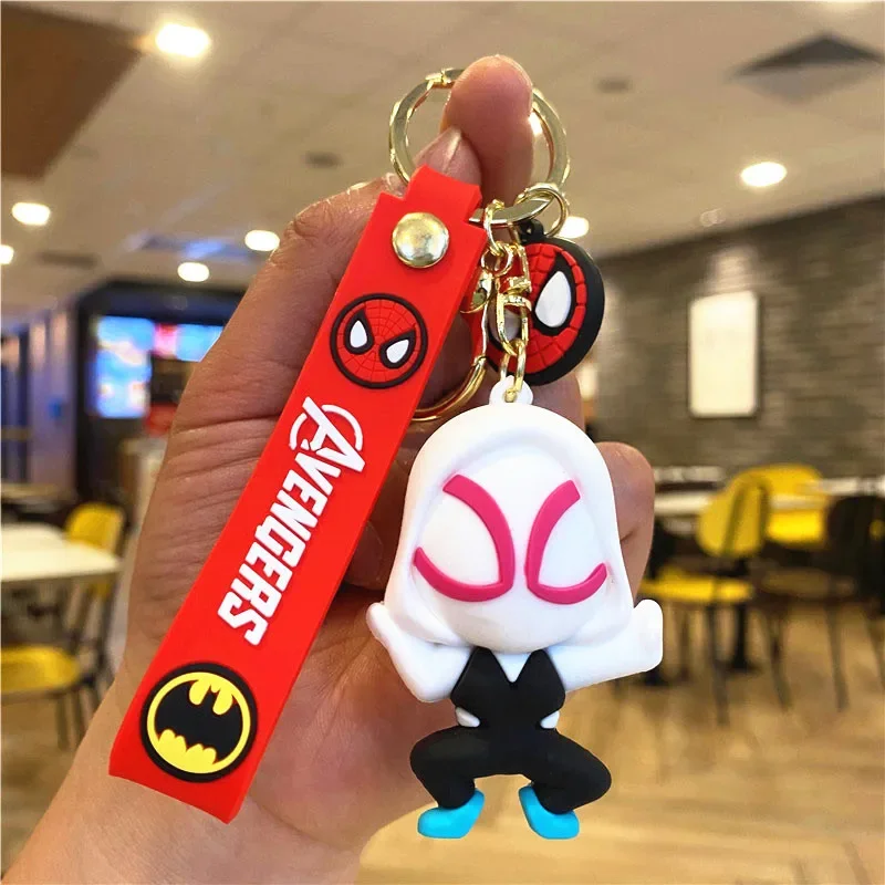 thumbnail image 1 of der Man Cute Doll Pdant Action Figures Avrs Iron Man tain America Keychain Bag Keyring Pdant Birday Gifts, 1 of 5