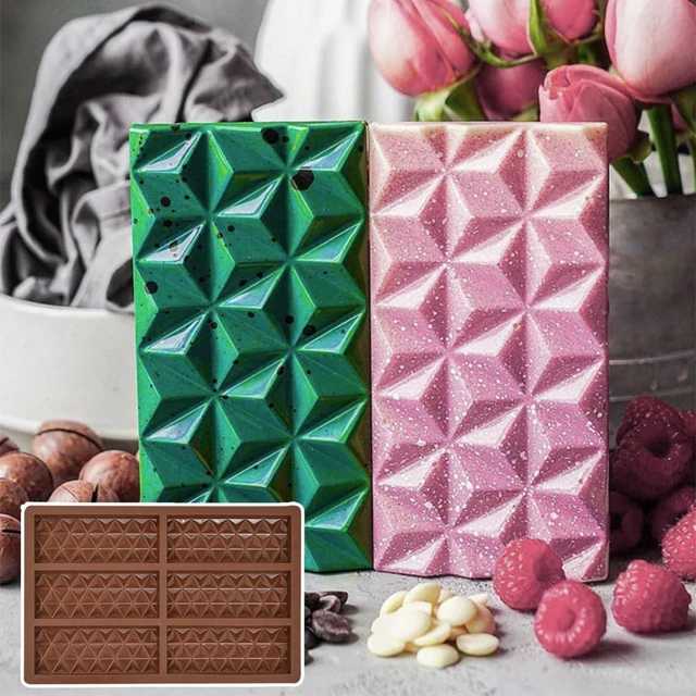 12 Cell Cavity Mini Chocolate Bar Candy Professional Silicone Mould Decor  Cake - AliExpress