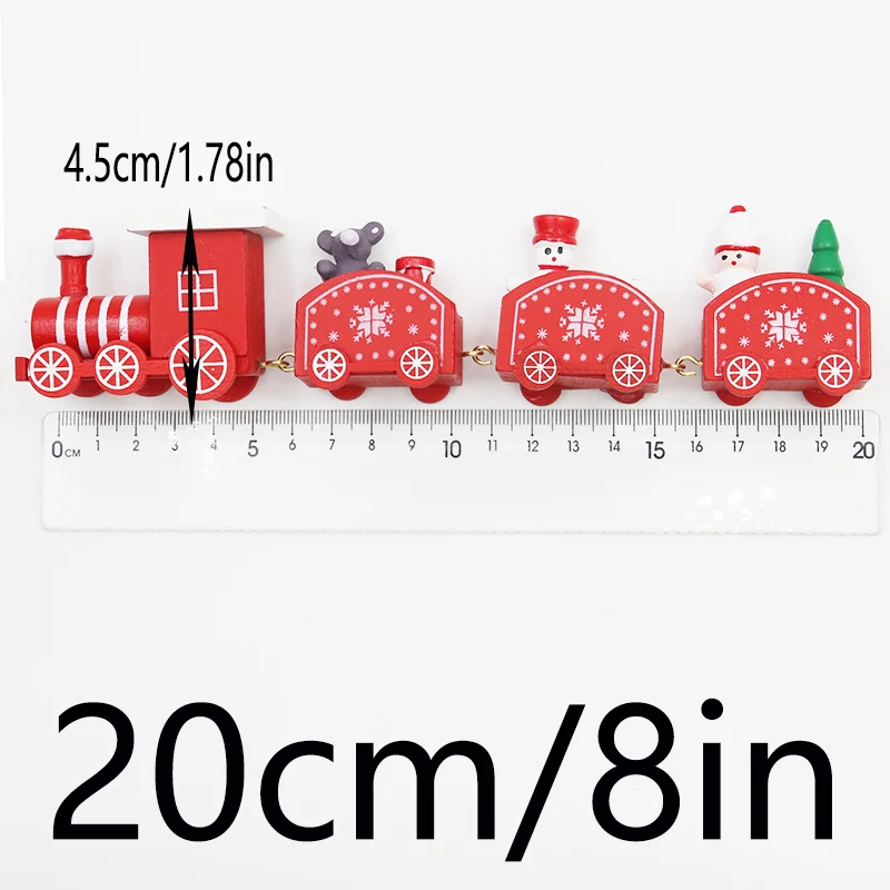 1 piece/bag 45mm toy decoration small train window display Christmas Eve pendant room decoration