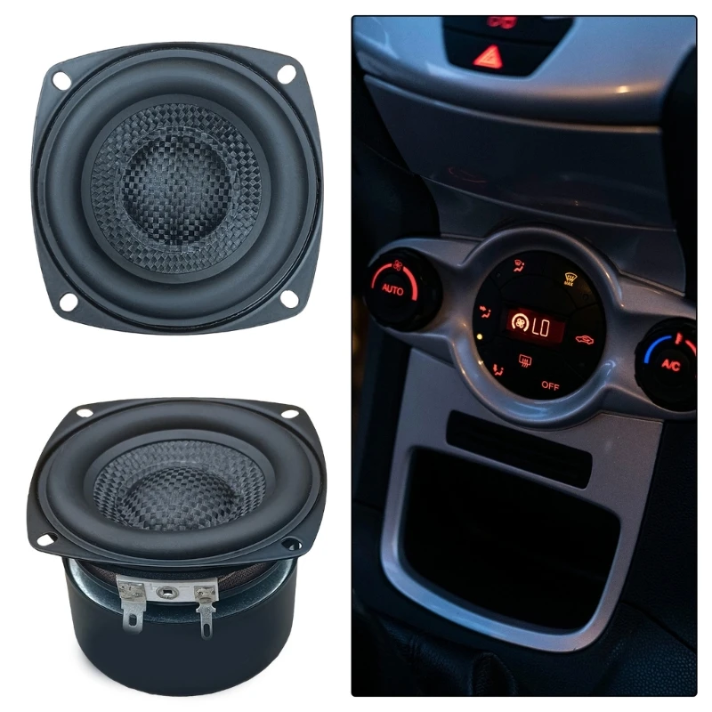 Woofers Subwoofer Hifi Speakers 3inch, 4Ohm, 25W, Glass Fiber Waterproof for Superior Bass