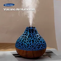 Volcano Air Humidifier 300ml Desktop USB Water Mist Diffuser Purifier Air Freshener Nebulizer with Colorful Ambient Night Light 1