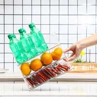 6 ensembles. Boîte de rangement pour réfrigérateur, boîte de rangement alimentaire pour réfrigérateur, congélateur, armoire, rangement de salle à manger, organisateur de réfrigérateur, cuisine, B 3