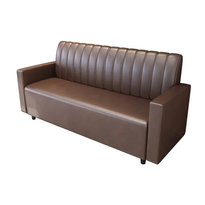 Commercial furniture bar sofa bar table and chair simple style coffee shop Western food milk tea shop casual retro booth soft ba