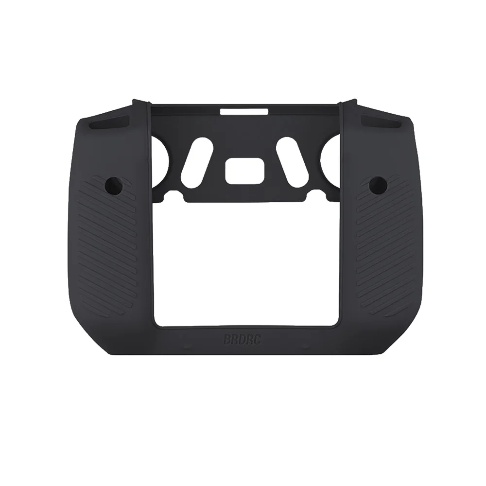 Étui en silicone pour télécommande DJI RC Pro avec protection d'écran, détails des découpes.