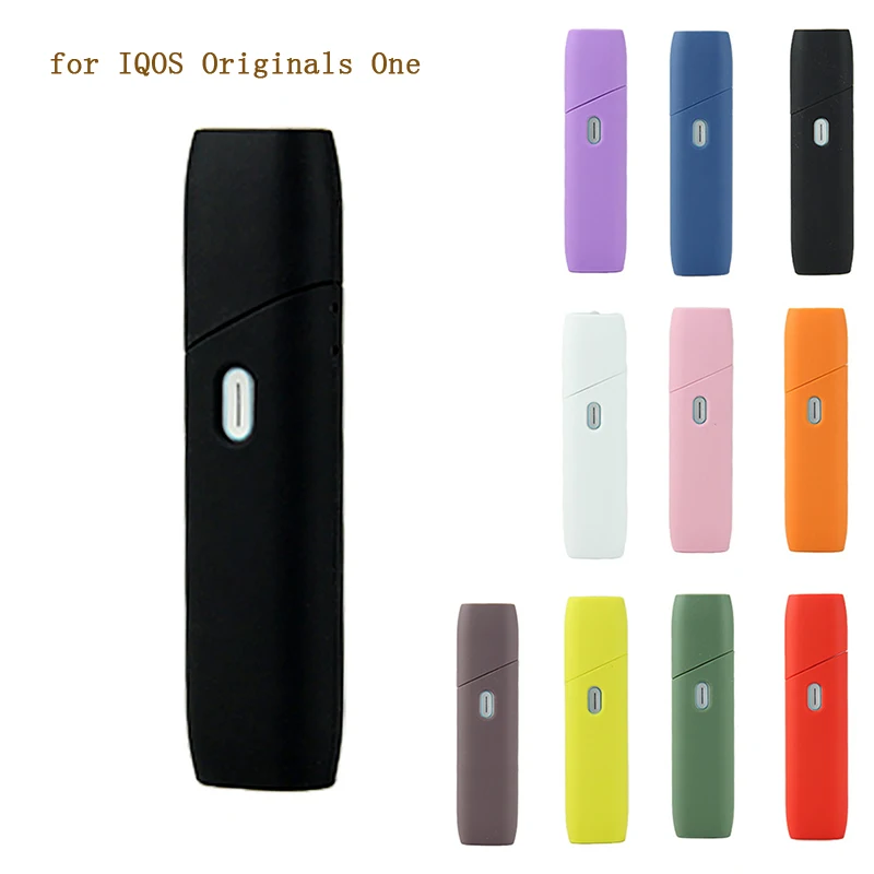 RUORUO IQOS 오리지널용 실리콘 케이스, IQOS 오리지널용 보호 전자 담배 커버, 10 캔디 컬러 액세서리