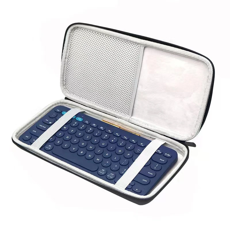 Waterproof Keyboard Storage Bag with Hand Rope Hard EVA Carrying Bags Dust Proof Keyboard Carrying Case for Apple Magic Keyboard